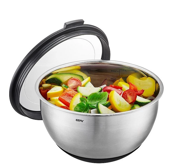 Миска с крышкой 20 см GEFU Нержавеющая сталь 35040