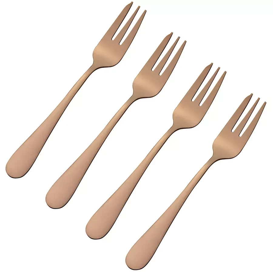 Набор из 4 десертных вилок VINERS Медный Select Copper
