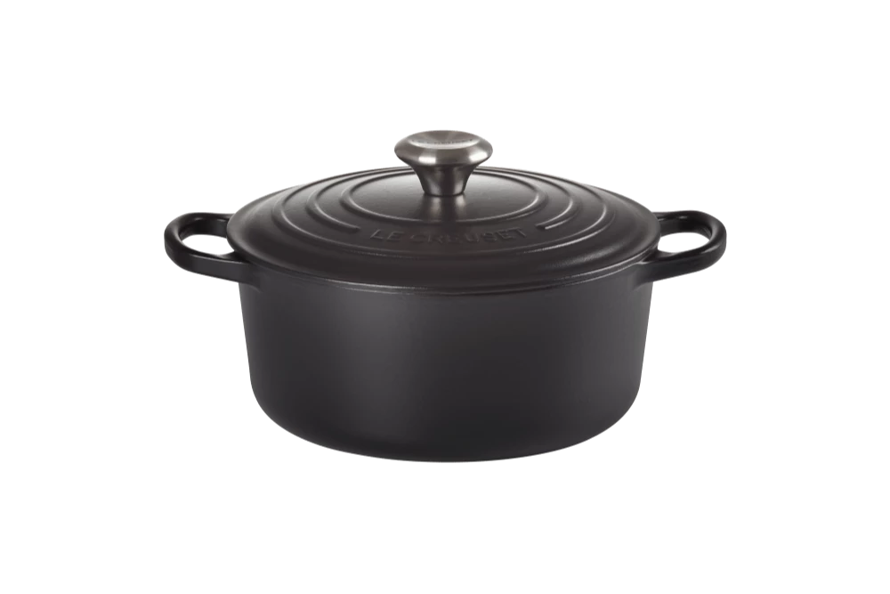 Кастрюля круглая 22 см Le Creuset Черный 21177220000430