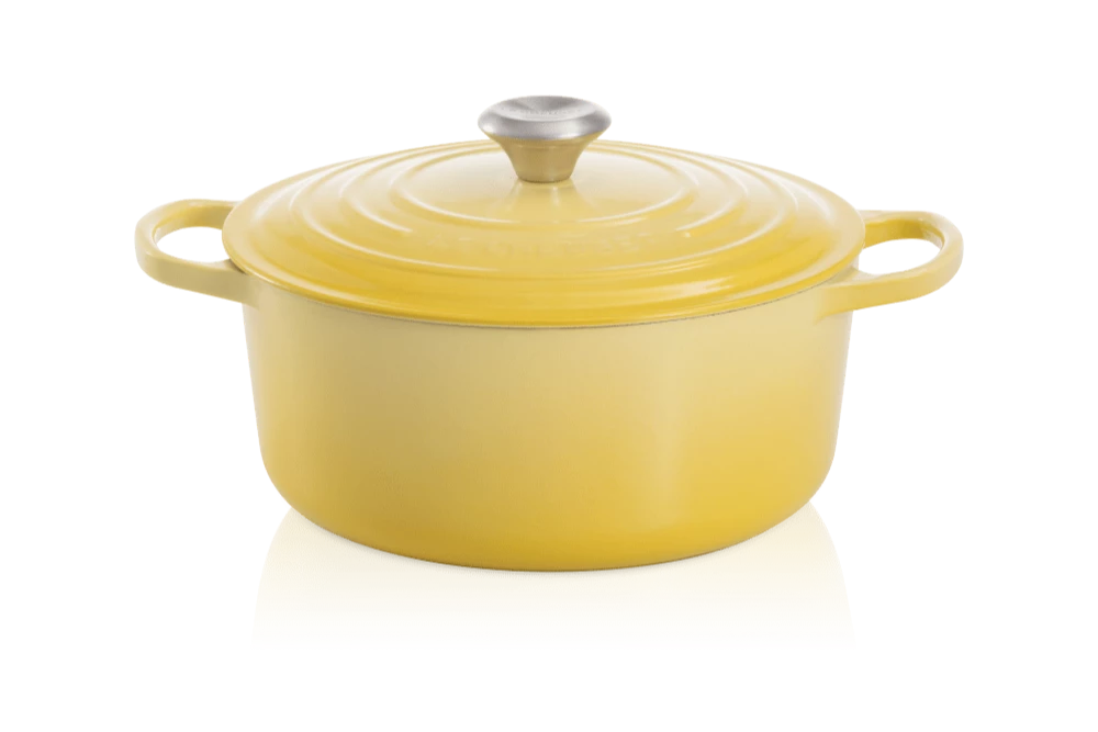 Кастрюля круглая 22 см Le Creuset Желтый 21177224032430