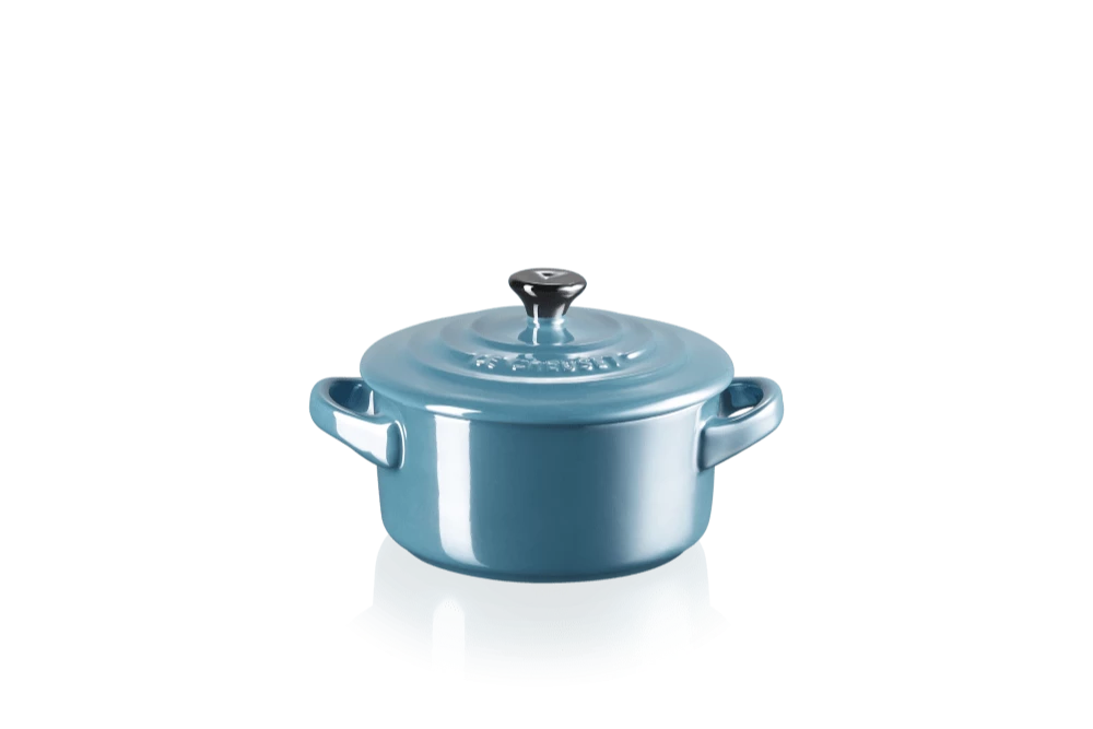Кокотница 10 см, 250 мл Le Creuset Лазурь металлик 61901107660034
