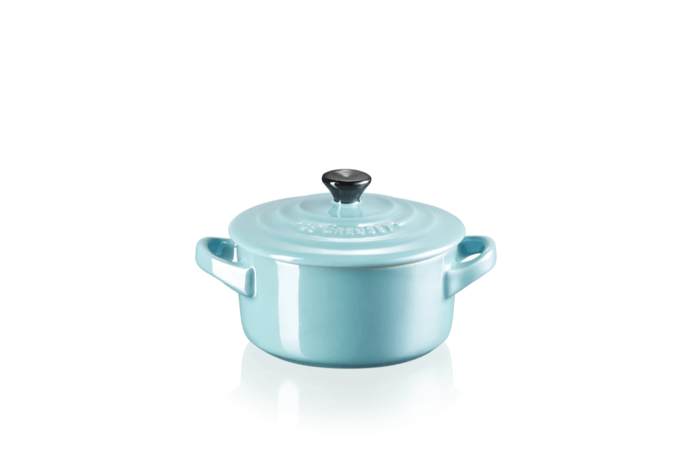 Кокотница 10 см, 250 мл Le Creuset Бирюза металлик 61901107650034