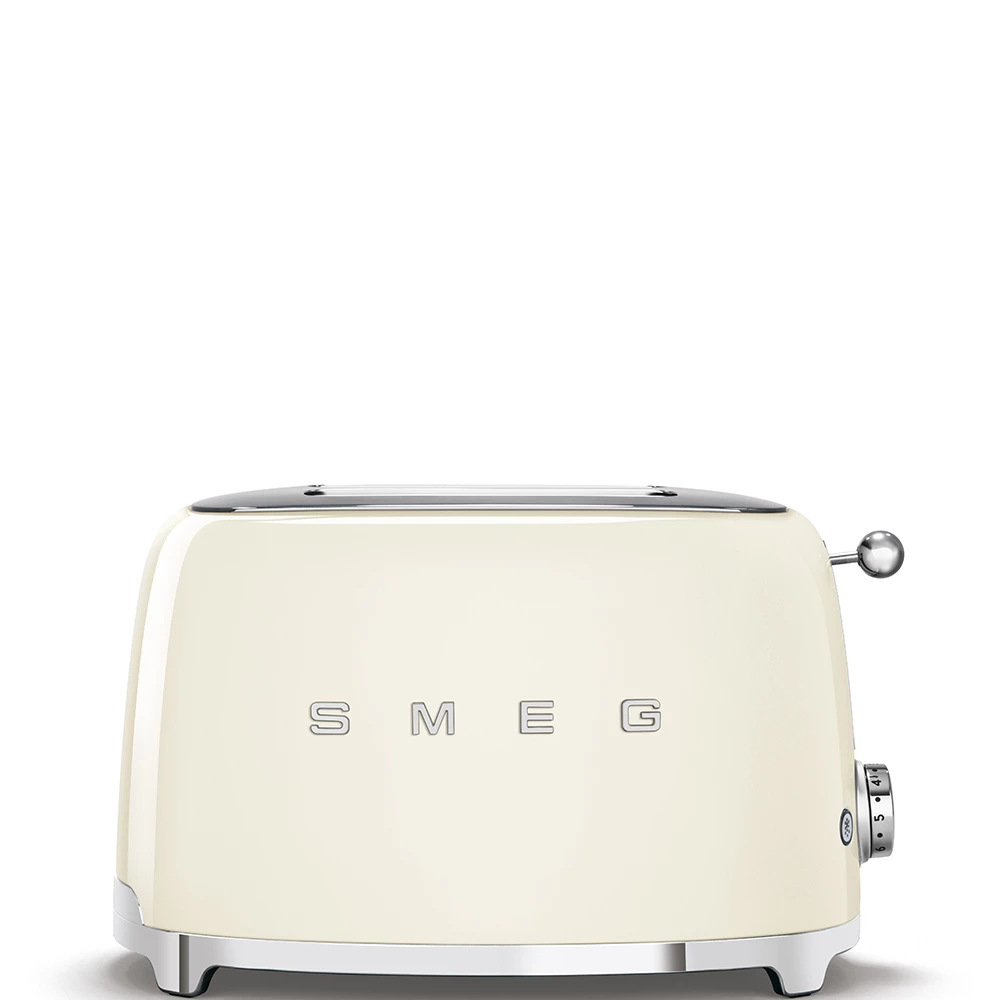 Тостер на 2 ломтика Smeg Кремовый TSF01CREU