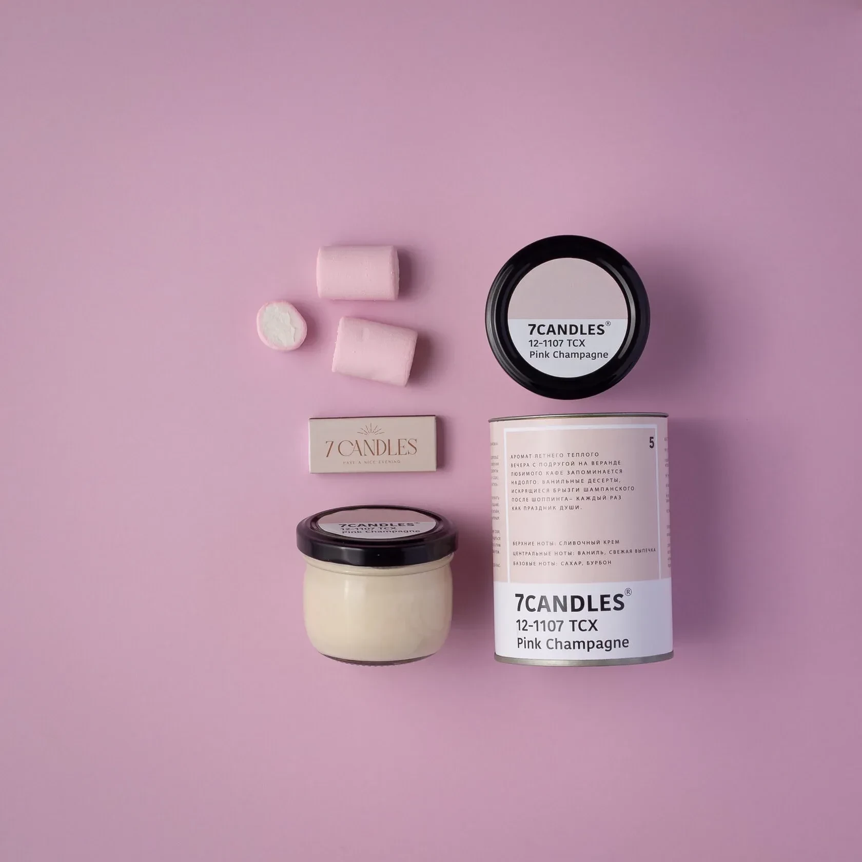 Свеча 7CANDLES Pink Champagne