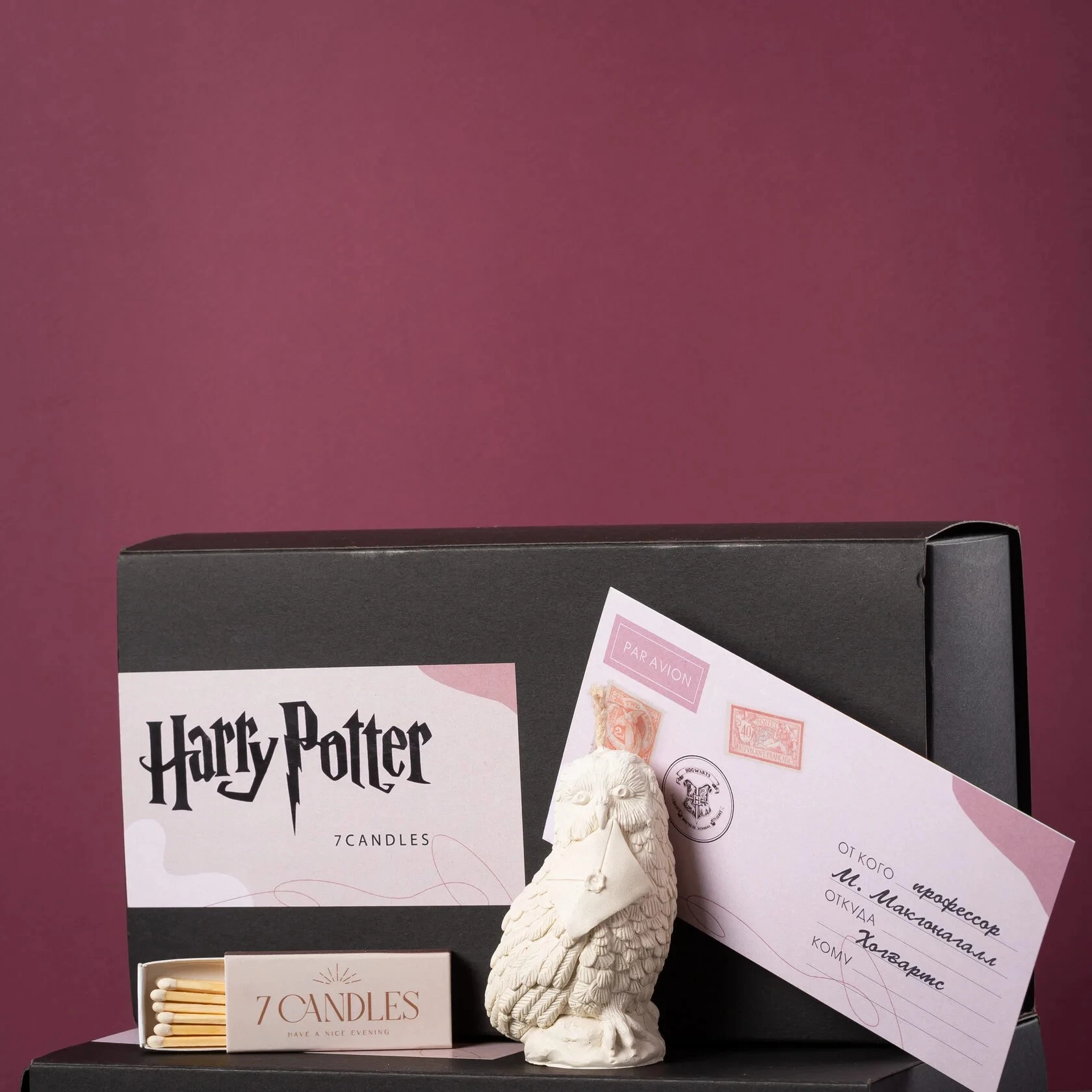 Свеча 7CANDLES Harry Potter "Сова"