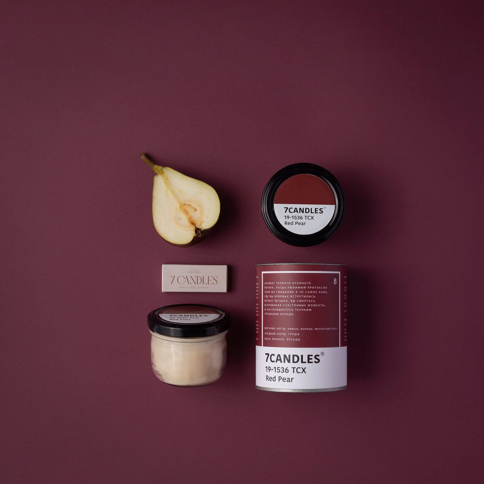 Свеча 7CANDLES Red pear