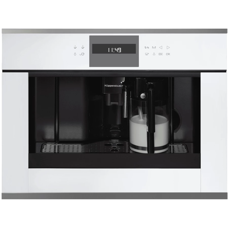 Кофемашина встраиваемая Kuppersbusch Белое стекло CKV 6550.0 W3