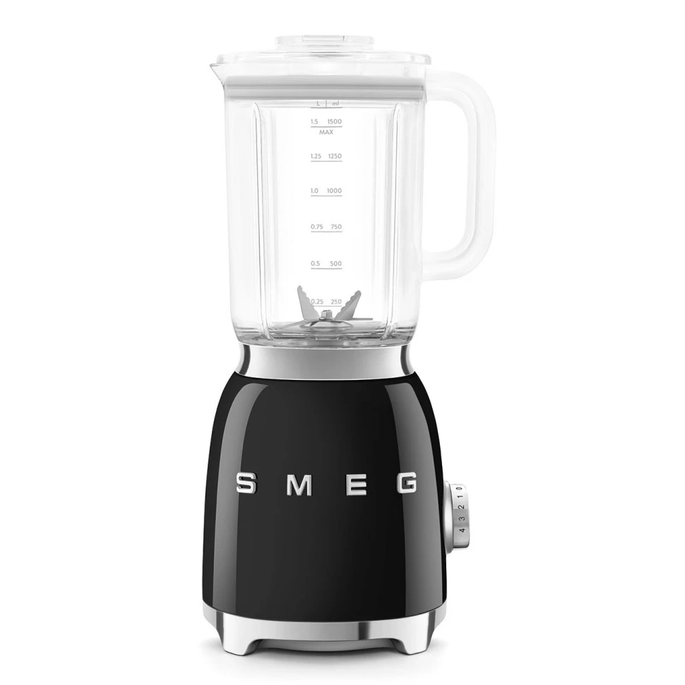 Блендер стационарный Smeg Черный BLF03BLEU