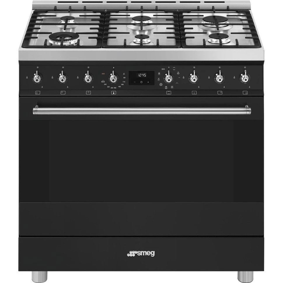 Варочный центр Smeg Черный матовый C9GMMB2