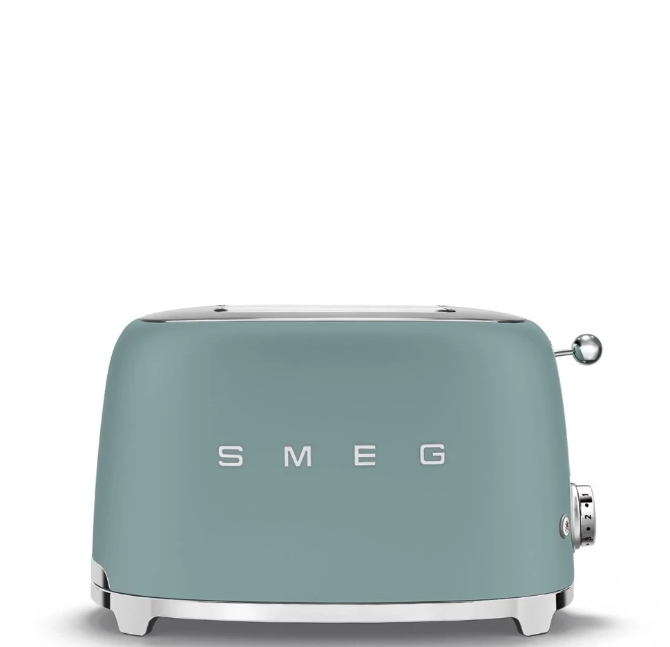Тостер на 2 ломтика Smeg Изумрудно-зеленый TSF01EGMEU