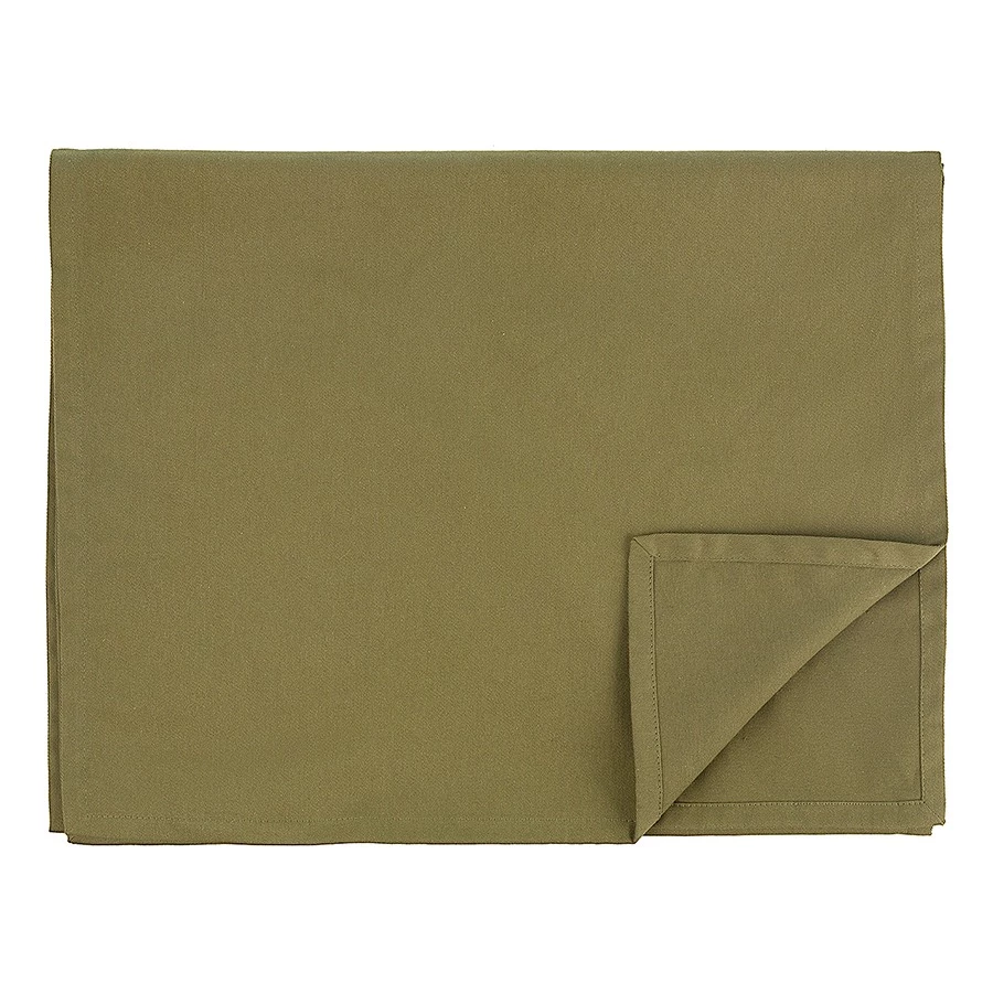 Дорожка на стол 45×150 см TKANO Оливковый Essential