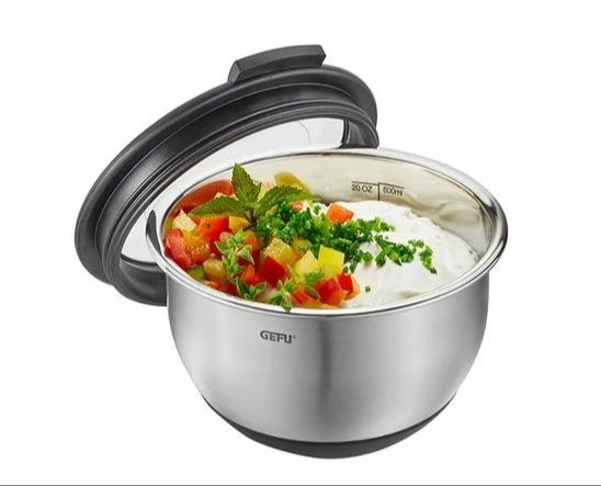 Миска с крышкой 12 см GEFU Нержавеющая сталь Мyobo