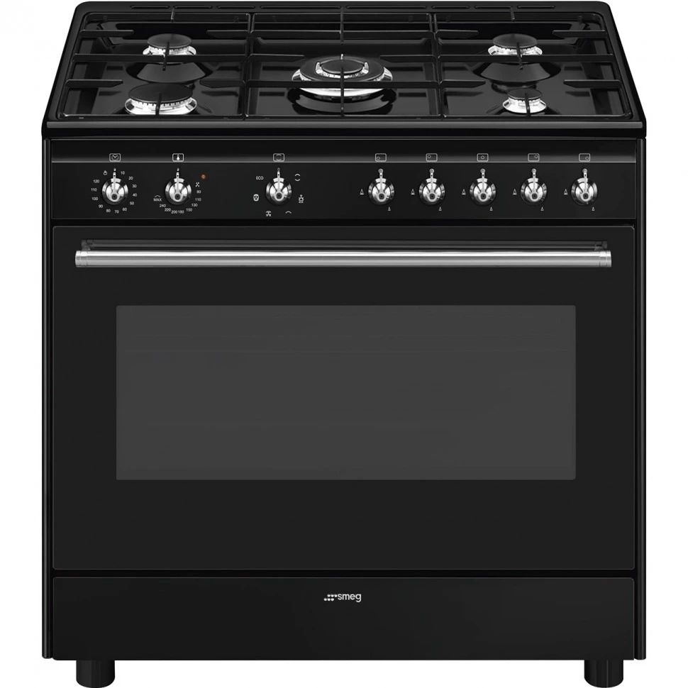Варочный центр Smeg Черный CX91GMBL