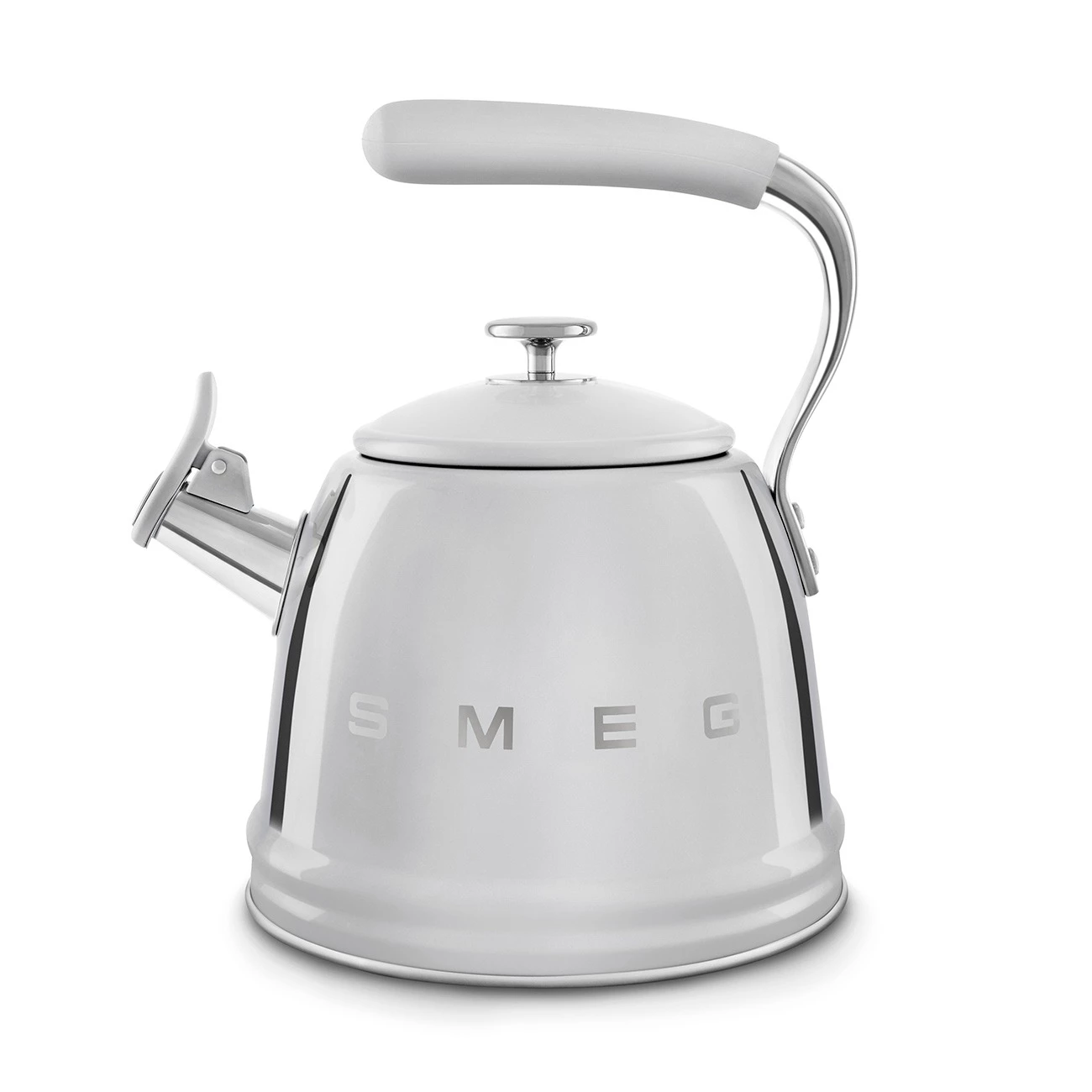 Чайник наплитный 2,3 л со свистком Smeg WKF01SS