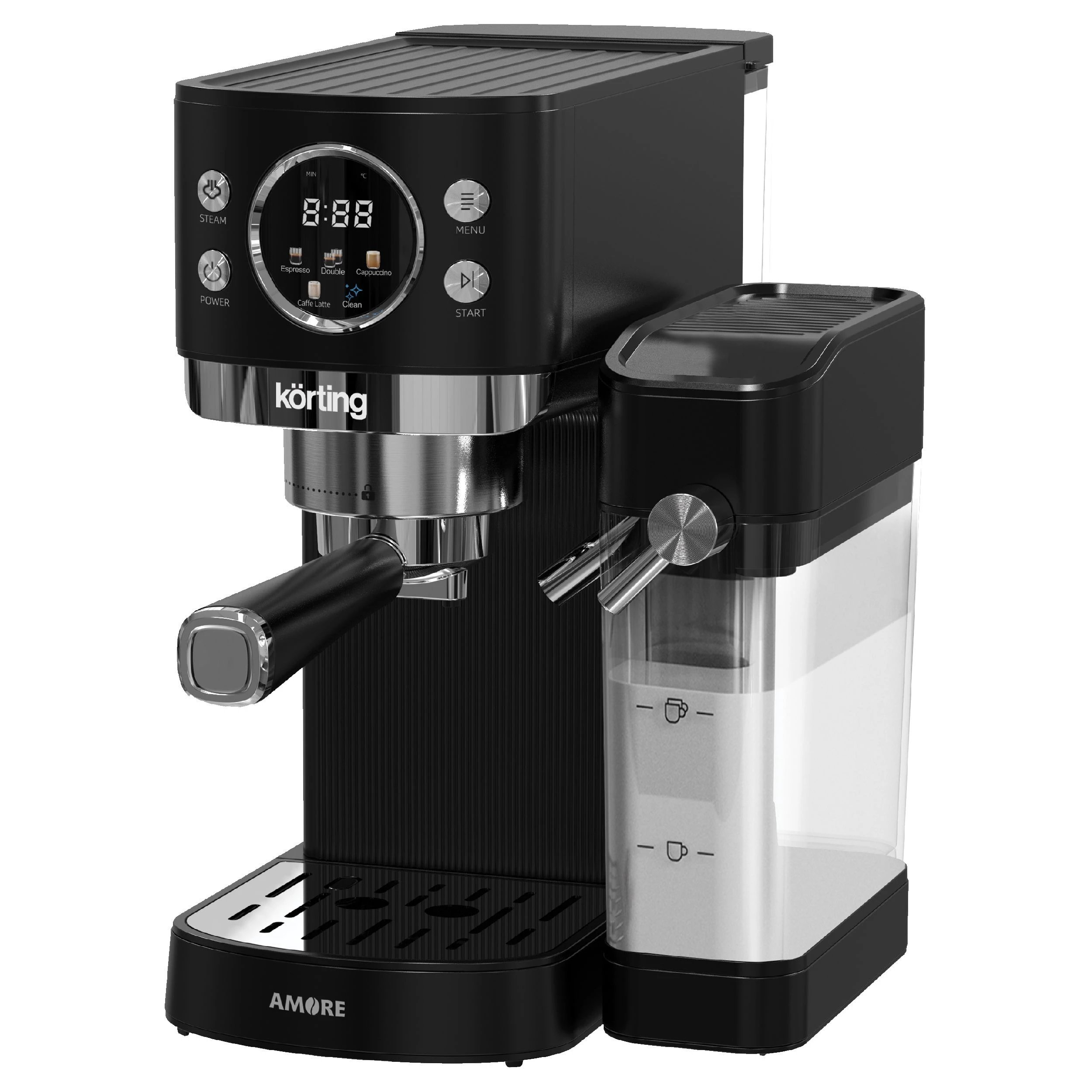 Кофеварка эспрессо Korting Черный KCM 1007 T Amore