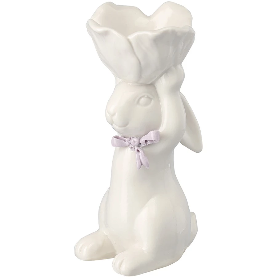 Подставка для яиц TKANO Белый Flower Bunny
