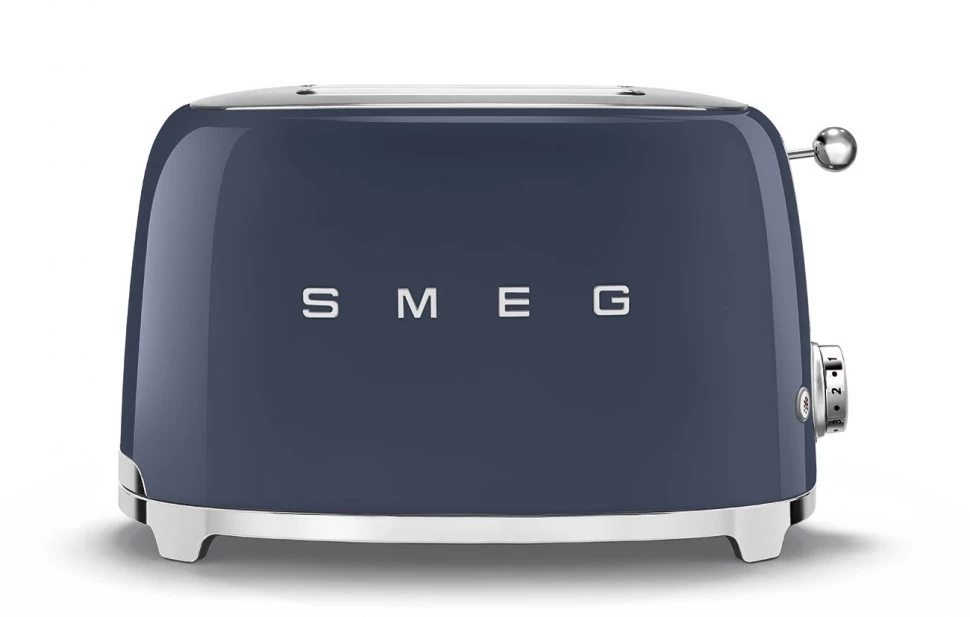 Тостер на 2 ломтика Smeg Темно-синий TSF01NBEU