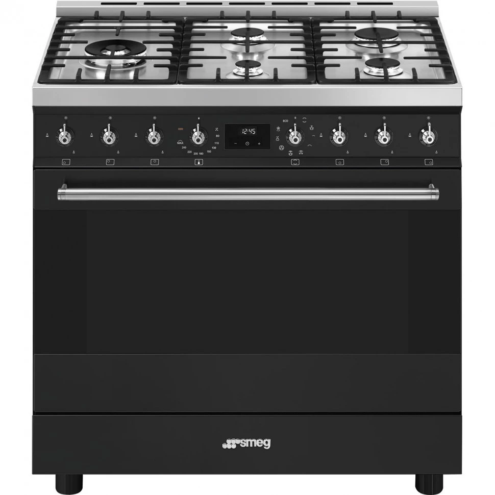 Варочный центр Smeg Черный матовый C95GMCMB2