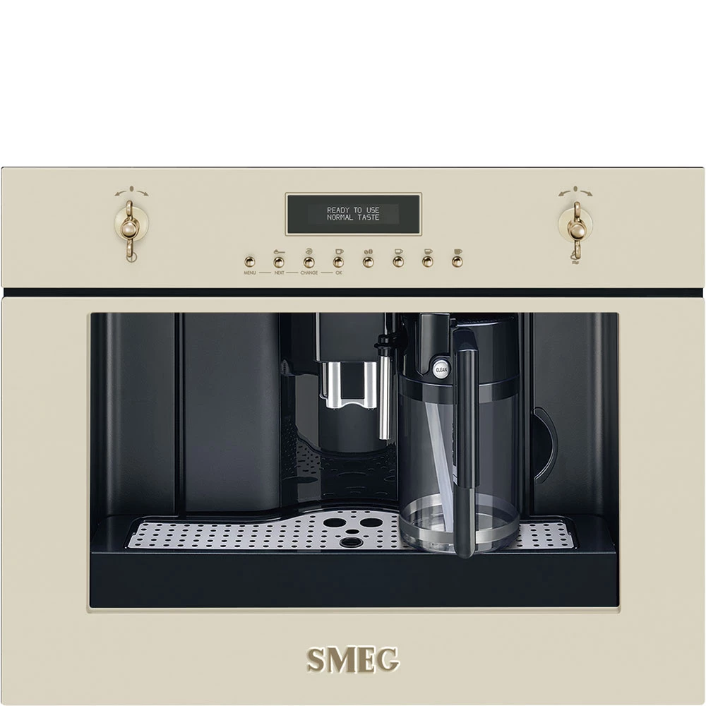 Кофемашина встраиваемая Smeg Кремовый CMS8451P
