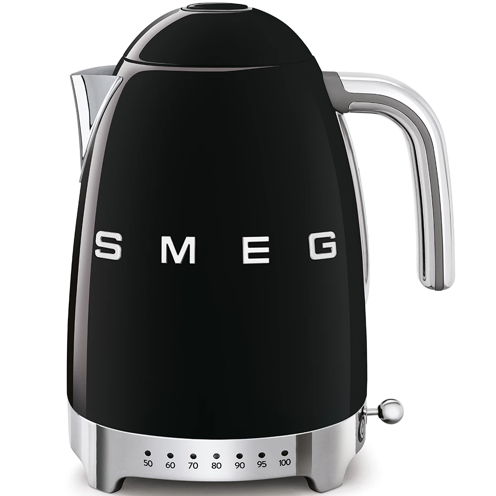 Чайник с регулируемой температурой Smeg Черный KLF04BLEU