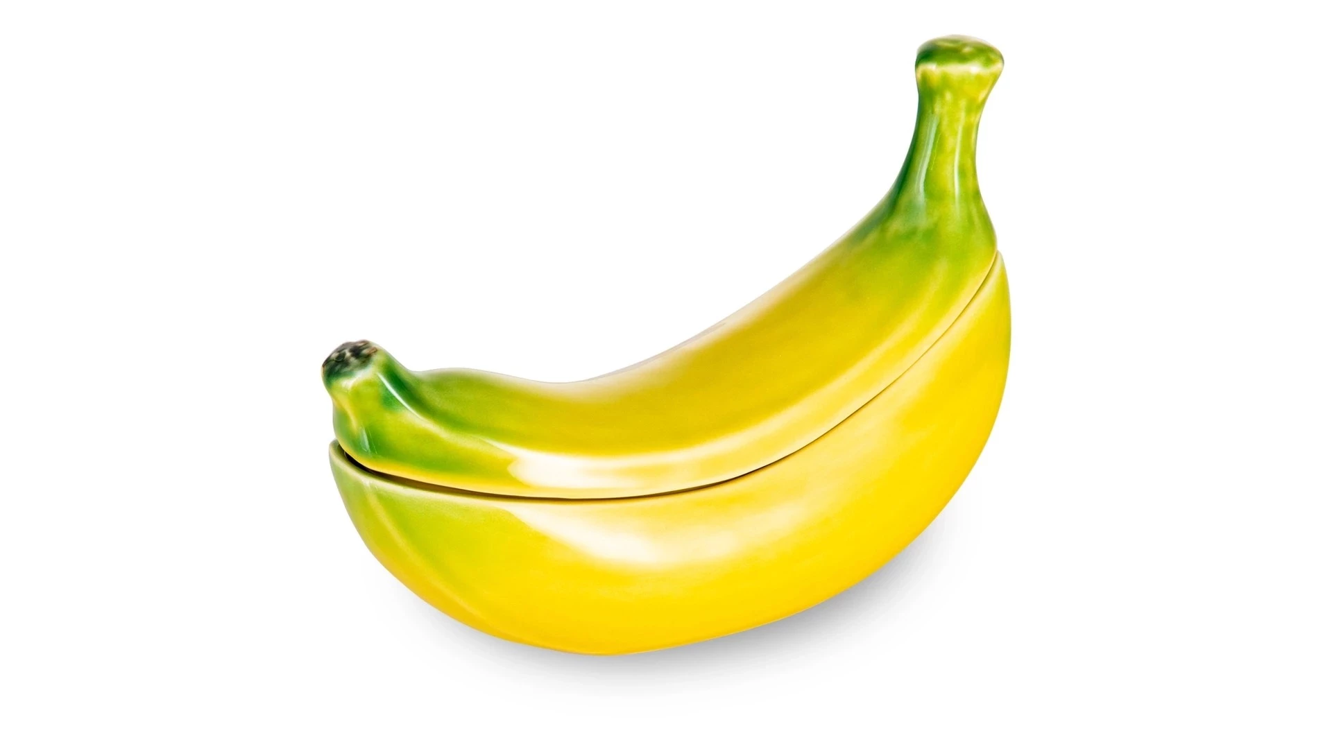 Блюдо с крышкой 19 см BORDALLO PINHEIRO Желтый Банан