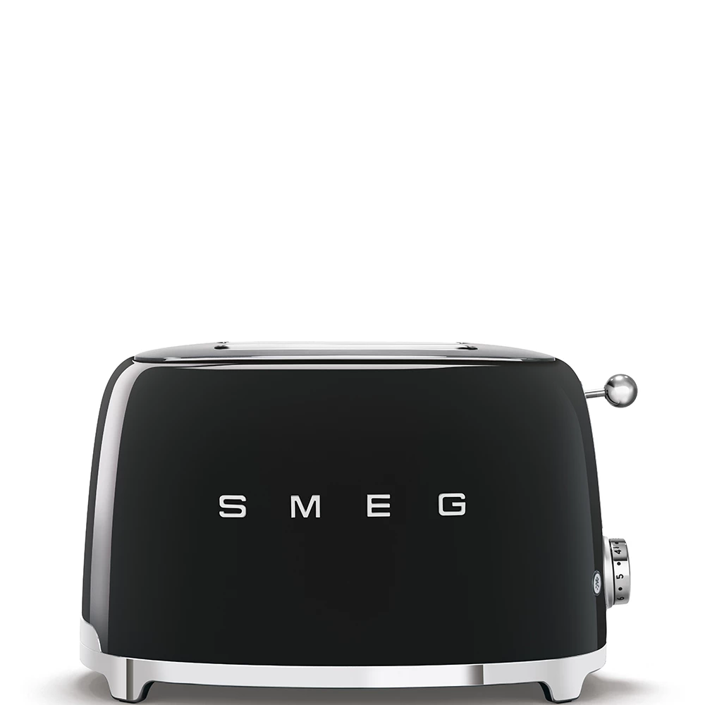 Тостер на 2 ломтика Smeg Черный TSF01BLEU