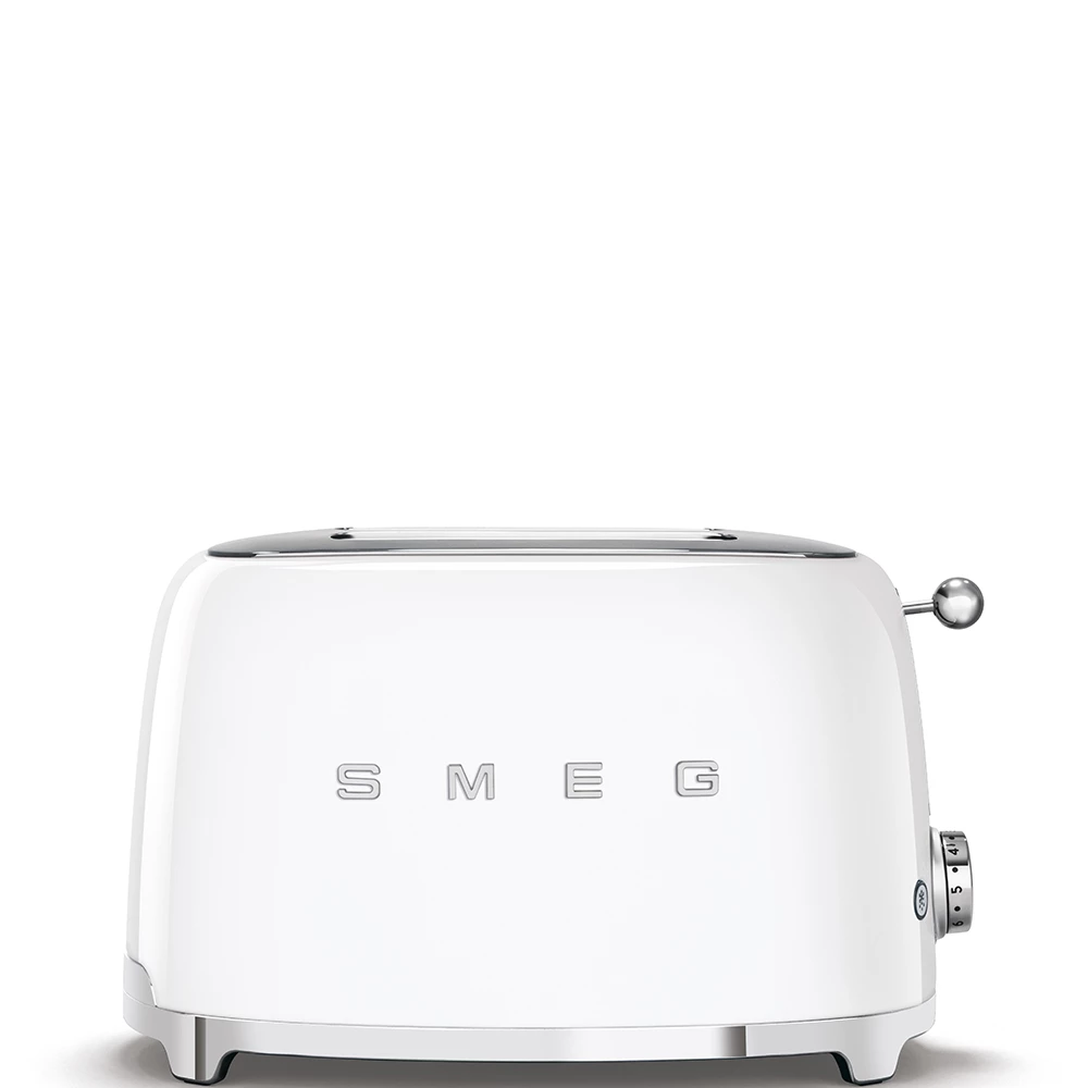 Тостер на 2 ломтика Smeg Белый TSF01WHEU