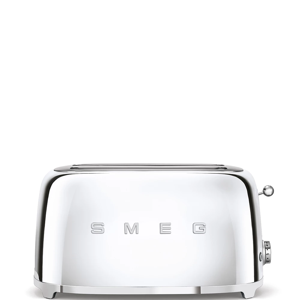 Тостер на 4 ломтика Smeg Хром TSF02SSEU