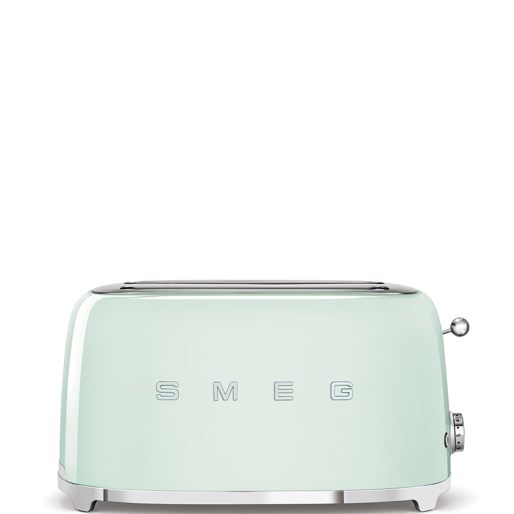 Тостер на 4 ломтика Smeg Мятный TSF02PGEU