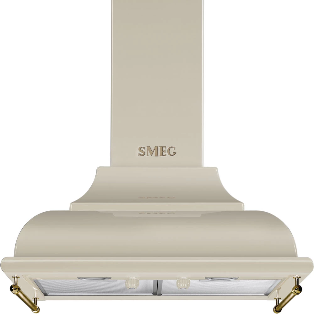 Вытяжка кухонная Smeg Кремовый KC16POE