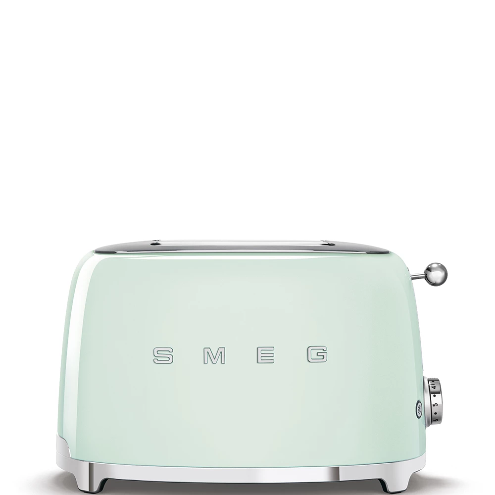 Тостер на 2 ломтика Smeg Мятный TSF01PGEU