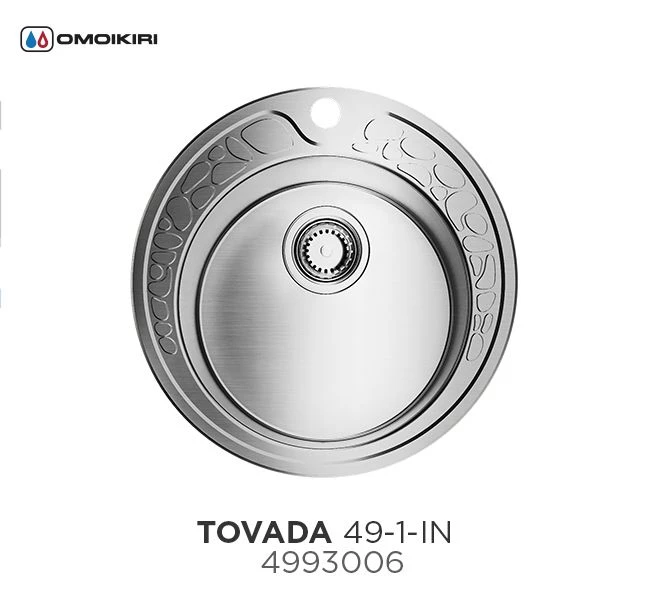 Мойка Omoikiri Нержавеющая сталь Tovada 49-IN
