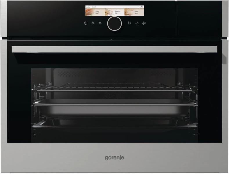 Духовой шкаф с СВЧ и паром Gorenje Черный BCMS598S19X