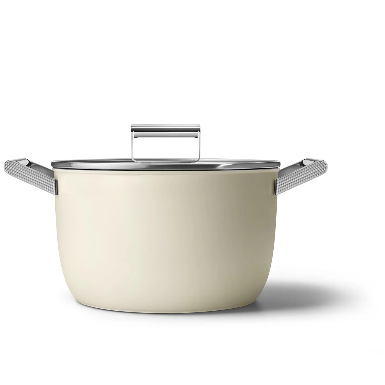 Кастрюля 26 см Smeg Кремовый CKFC2611CRM